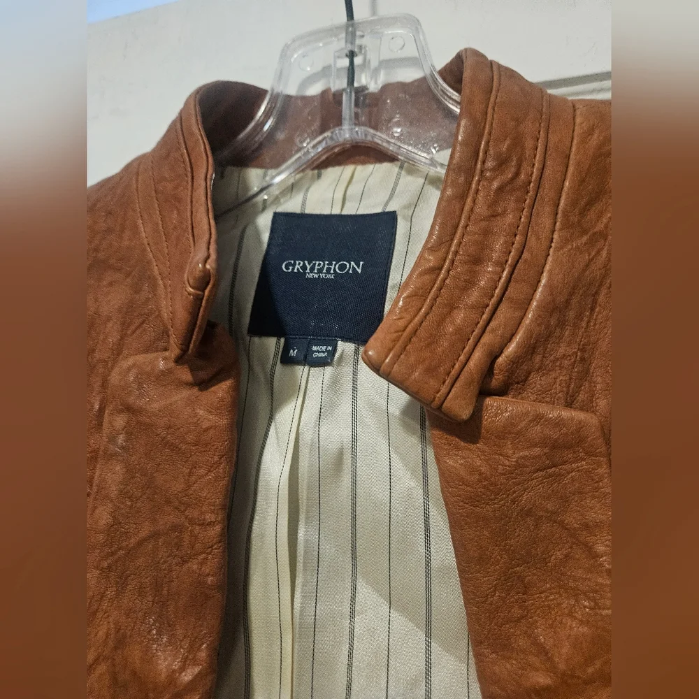 Gryphon Tan Women's Blazer - Picture 5 of 7